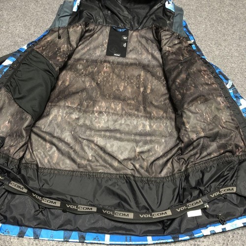 Volcom Snowboard Jacket Mens Size S Blue - Picture 3 of 10