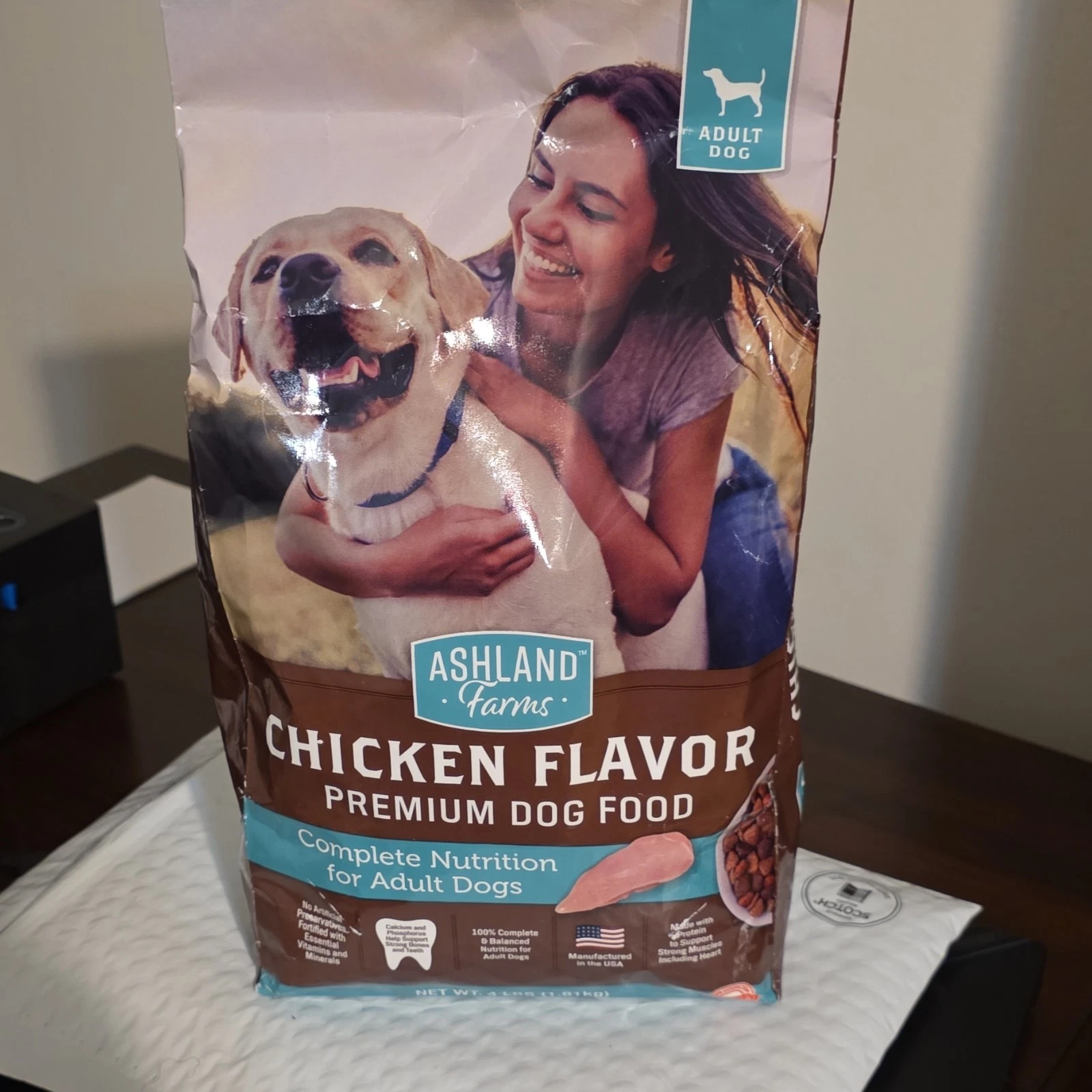 Ashland Farms Dry Dog Food Chicken Flavor Adult No Artificial Preservatives USA