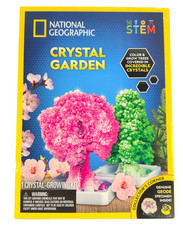 National Geographic Crystal Garden STEM Science Kit Grow Crystal Trees NEW