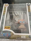 Funko Pop! One Piece Ace Wanted Poster Vinyl Figure #1291 - Hot Topic Exclusive