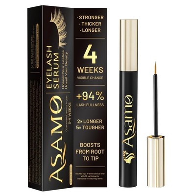 Eyelash Growth Serum   Natural Lash Enhancer with 15 Plant Extracts for Longe...