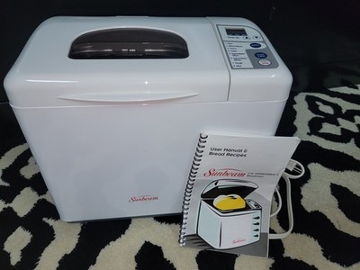 Sunbeam Expressbake Breadmaker 2lb Bread Machine Model 5833 with User Manual Rec