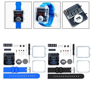 DIY Elektronische Uhr Set Lötprojekt Multiuse Praktisch Handmontiert
