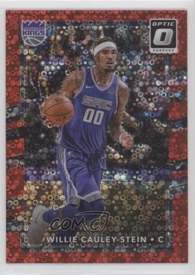 2017-18 Panini Donruss Optic Fast Break Red Prizm 14/85 Willie Cauley-Stein 1s6