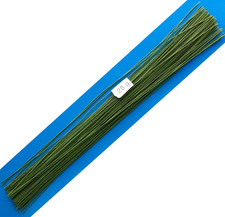 28 Gauge Green Cotton Covered Floral Wire - 100 Feet 100 Wires per Bundle 30.
