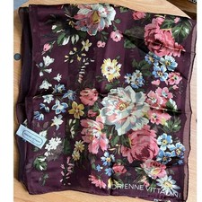 Adrienne Vittadini Floral Silk Scarf
