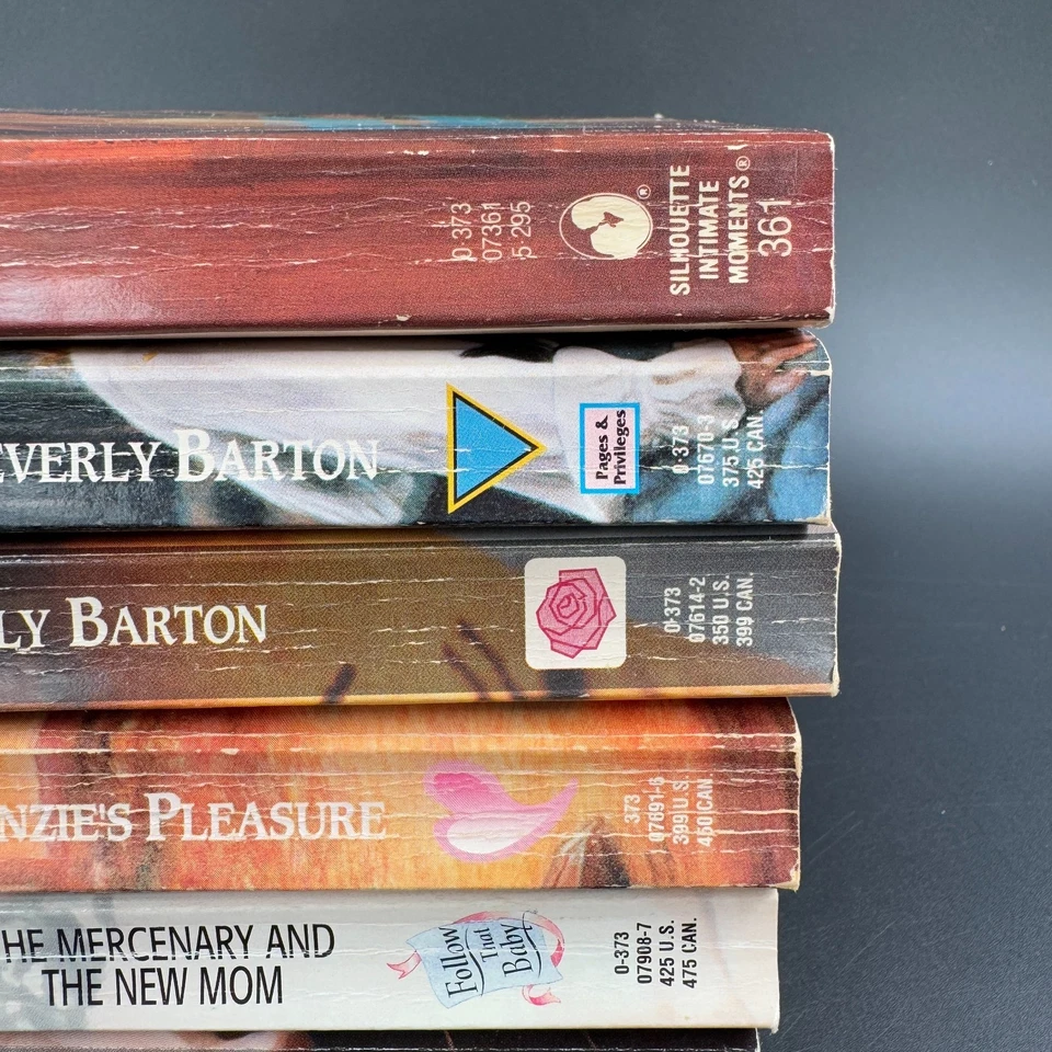 7 VTG 90's Silhouette Intimate Moments Romance Novels Books Mixed Lot Foto 4 de 4