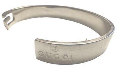 GUCCI Designer Sterling Silber Manschette Armreif Armband 925 Made in Italy