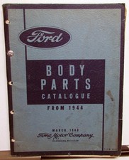 1944-1948 Ford Dealer Body Parts Book Catalogue Car Truck Sedan Coupe Pickup