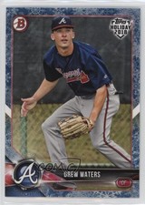 2018 Topps Holiday Bowman Blue Winter Wonderland 15/50 Drew Waters #TH-DW 14dq