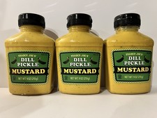 3 Packungen Trader Joe's Dill Pickle Mustard 9oz Seasonal Limited RAR NEU