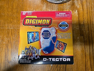 Digimon Digivice D Tector Blue White Color New With Open Box