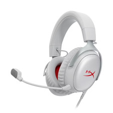 HyperX Cloud III Wired Gaming Headset (Gray/R...