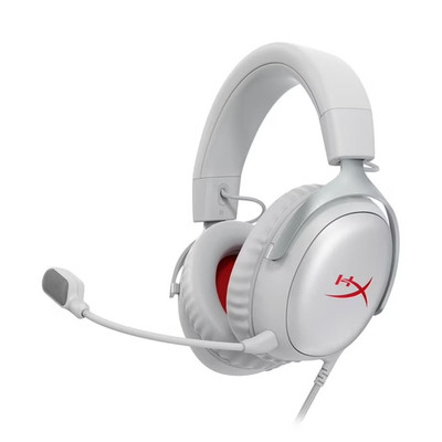 HyperX Cloud III Wired Gaming Headset (Gray/Red) BRAND NEW