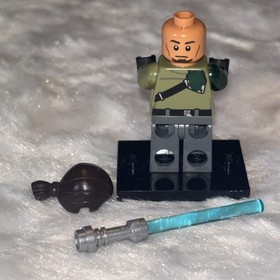 LEGO Kanan Jarrus - Dark Brown Hair - SW0602 75141 75084 with Lightsaber