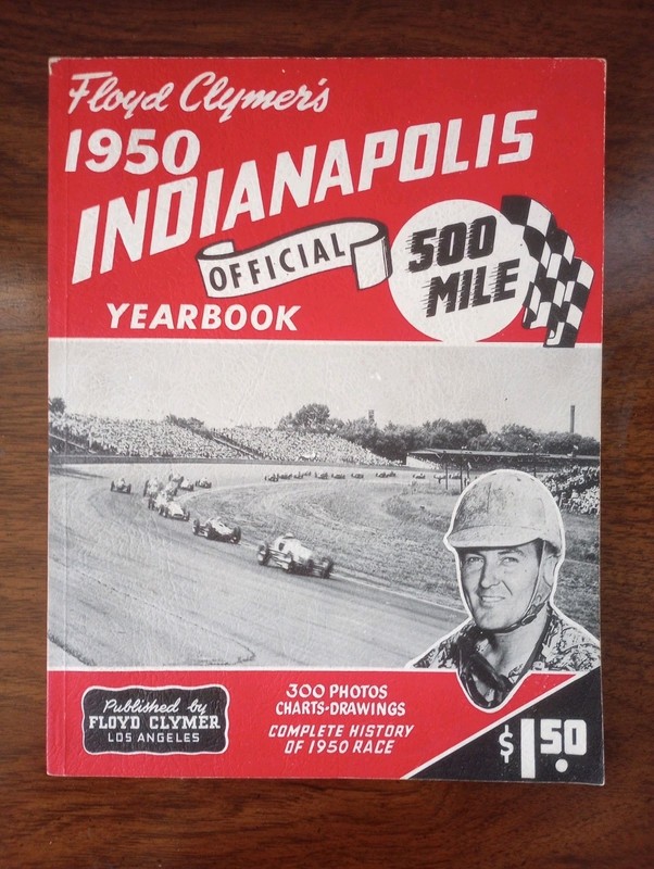 1950 INDIANAPOLIS 500 OFFICIAL YEARBOOK BY FLOYD CLYMER (25) BOOK LOT RARE 🔥