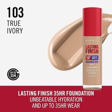 Image of Rimmel London Lasting Finish 25HR Full Coverage Foundation 30ml- Choose Shade