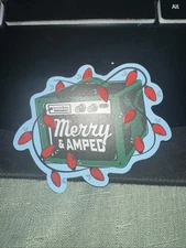 DUTCH BROS Nov 5 2025 STICKER MERRY & AMPED Glow In The Dark 