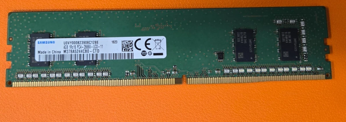 Samsung DDR4 SDRAM 4 GB Capacity per Module Memory (RAM) for sale