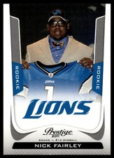 2011 Panini Prestige Variations Nick Fairley Detroit Lions #269
