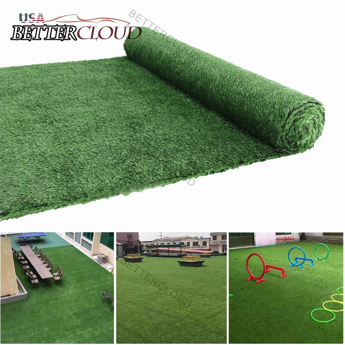 人造草坪 2m×10m 草坪长度 35mm 人造草垫 草坪密度 2 倍耐用性 Amazon.com: 人造草坪人造草坪人造草坪訂製尺寸4x52 英尺(約10.6 x