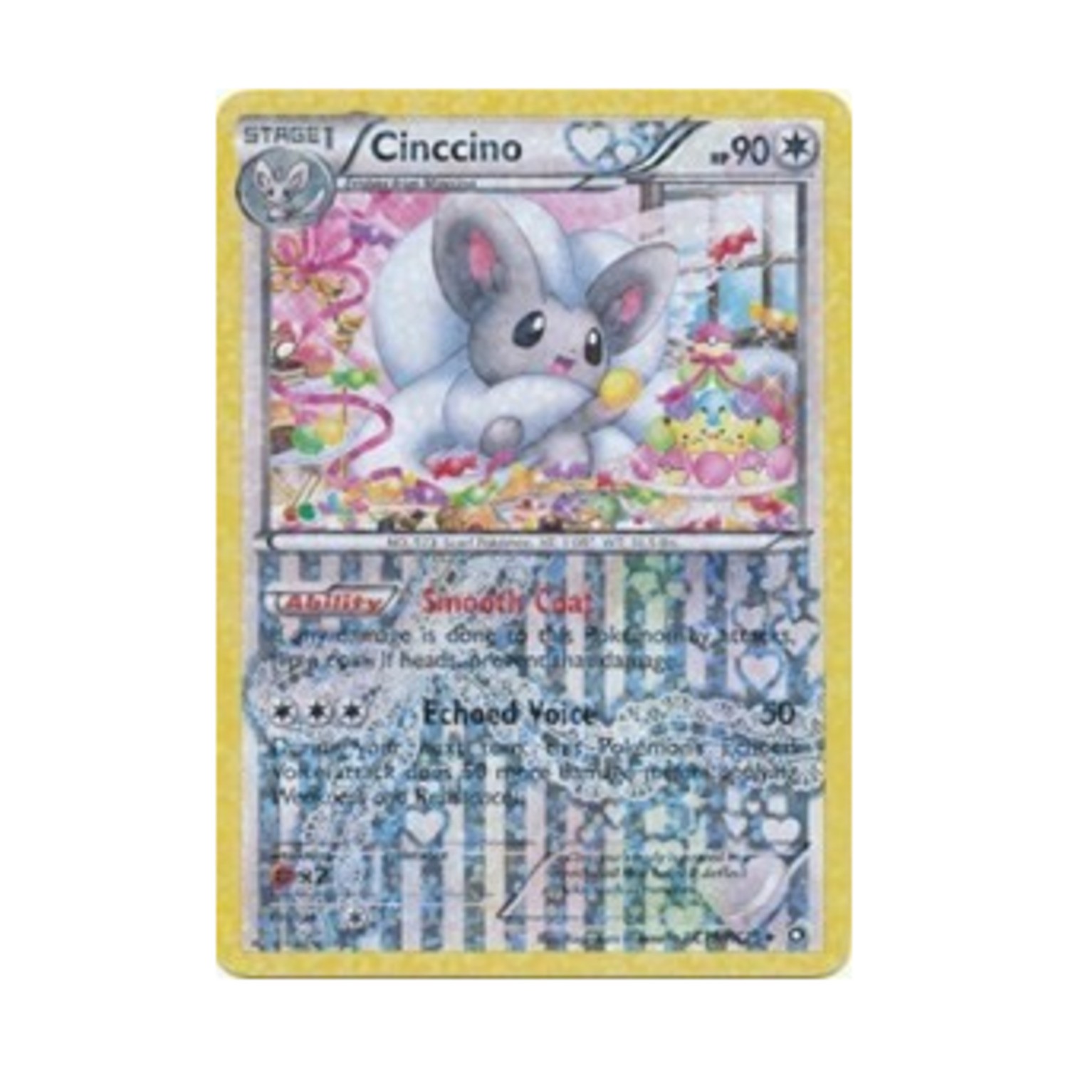 Pokemon Legendary Treasures Radiant Cinccino (U) #RC19 (Holo) NM