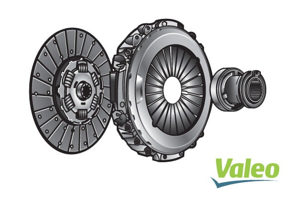 Clutch Kit 3pc (Cover+Plate+Releaser) 827014 Valeo 2992026 2992215 2992580 New