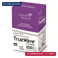 Graham Beauty Salon Truewave Super Jumbo End Paper 1000 Pack - HC-56175