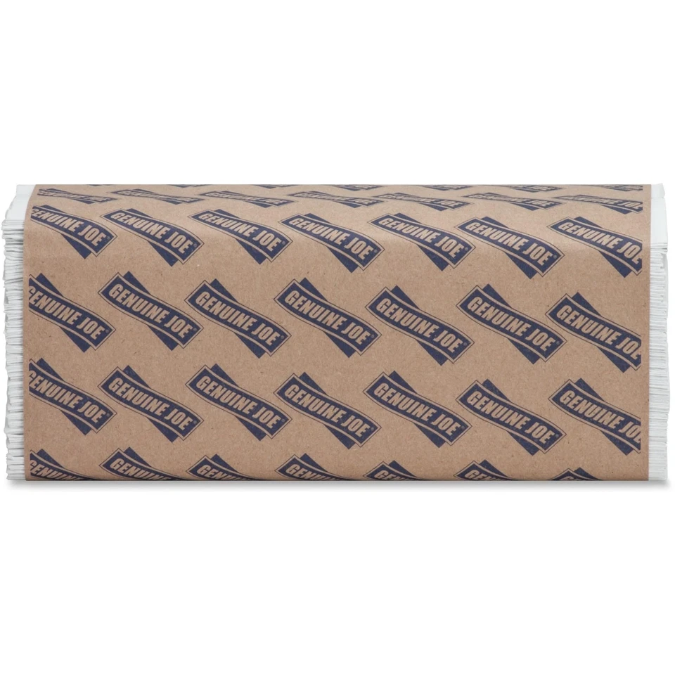 Toallas de mano plegables en C, 1 capa, 10" x 13", 2400 hojas/paquete, 12 unidades Foto 2 de 4