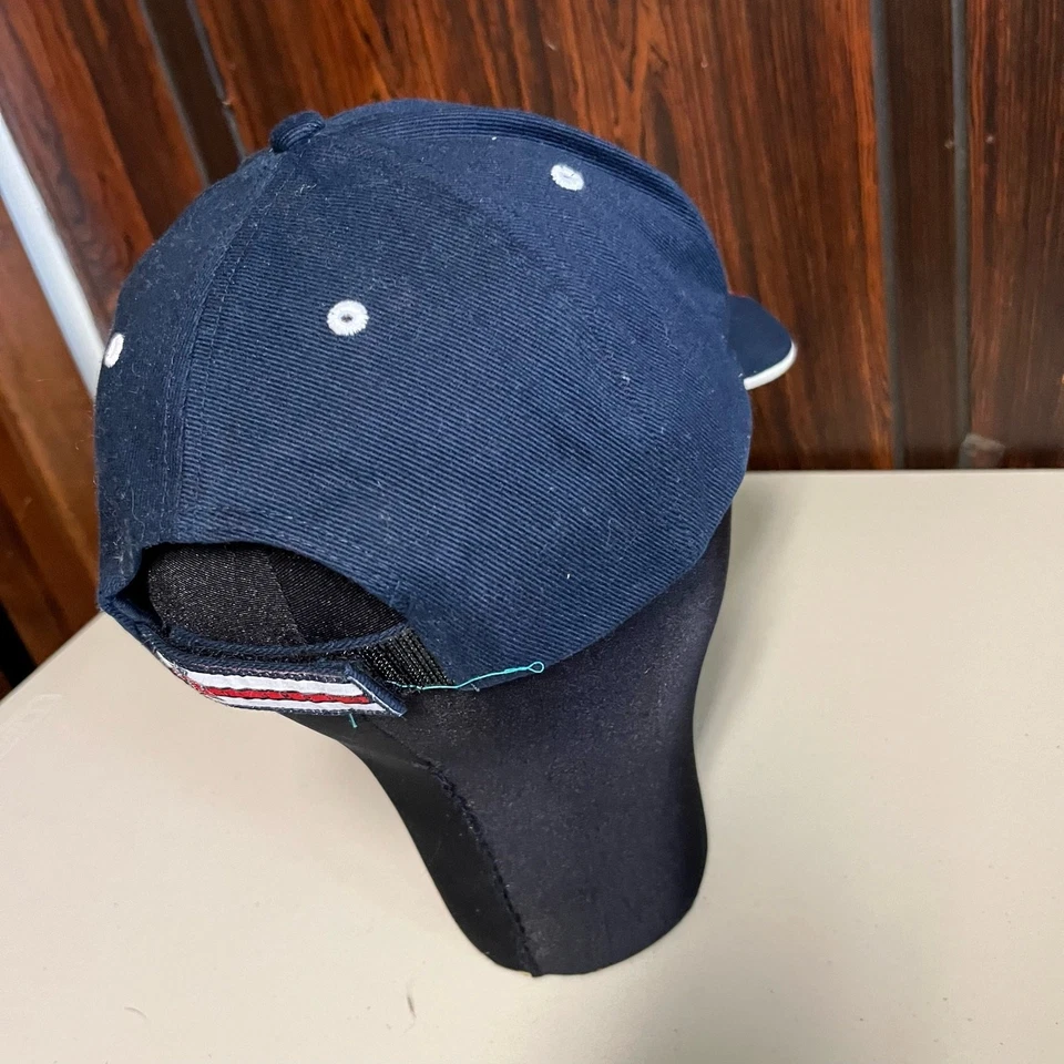 De colección 1990s NHL Twin Enterprise Columbus Chaqueta Azul Snapback Gorra Sombrero OSFA Foto 4 de 4