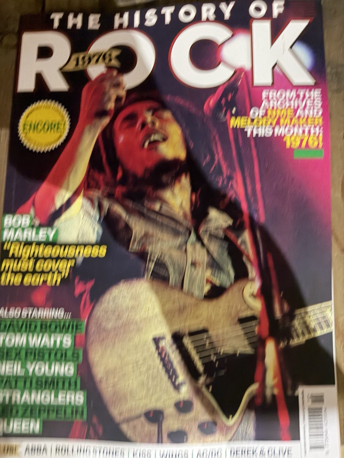 The History of Rock magazine 2025 #12: 1976 Bob Marley David Bowie Sex Pistols