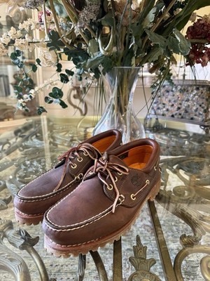 [7.5W] Timberland Men's Authentics 3-Eye Lug Handsewn boat shoes 30003