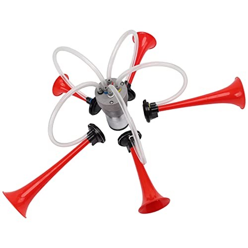 Dixie Horns Car Horn Multi-frequency Sound 12V 150DB Five-tube Air DIXLAND