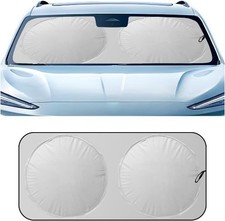 Foldable Car Windshield Sun Shade, 59x28 Inch Universal Refle Size: 59 28 inch
