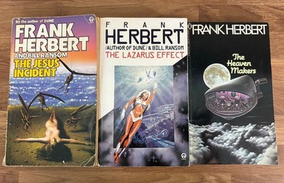 Frank Herbert Books x 3 Bundle - Sci Fi Paperback (Good), Heaven Makers,  