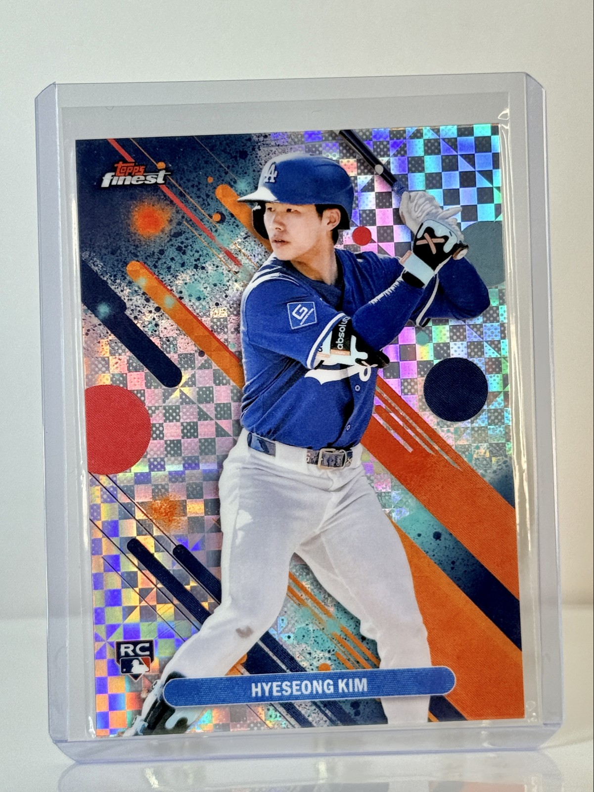 2025 Topps Finest - Hyeseong Kim #27 Checkerboard Refractor (RC) Rookie Card