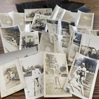 Lot 40+ WW2 Military Snapshot Photos Negatives Soldiers Women Vehicles Weapons
