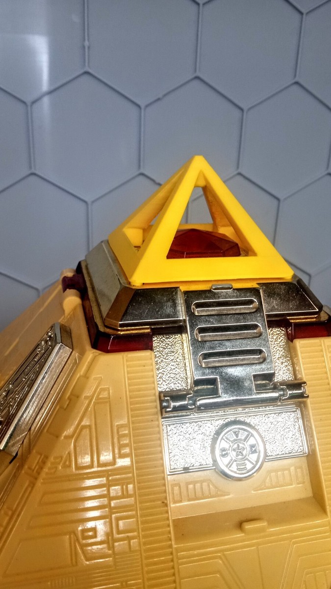 1996 Power Rangers Zeo Pyramidas Repro Yellow Top/Cap | eBay