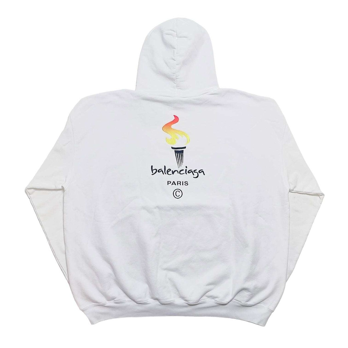 Balenciaga Paris Olympics Embroidery Oversized Hooded Balenciaga Paris Olympics Embroidery Oversized Hooded