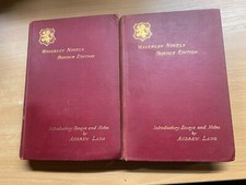 1893 WALTER SCOTT BRIDE LAMMERMORE ANDREW LANG NOTES VOLS 1 & 2 BOOKS (P8)