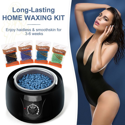 Professional Wax Warmer Heater Hair Removal Depilatory Waxing Kit Beans Sticks - Picture 2 of 20