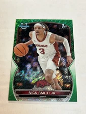 2022-23 BOWMAN CHROME U NICK SMITH JR 68/99 GREEN SHIMMER REFRACTOR 1ST ROOKIE 