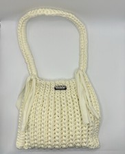 Beige Crochet purse. Small Handbag 100 Cotton