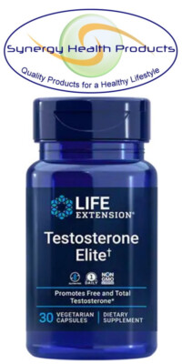 Life Extension Testosterone Elite 30 Capsules -  Tesnor 400mg / Luteolin 275mg