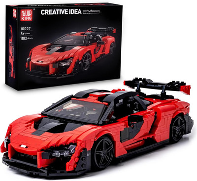 Super Car Sanna MOC Building Blocks and Construction Toy, Collectible Cars Set t