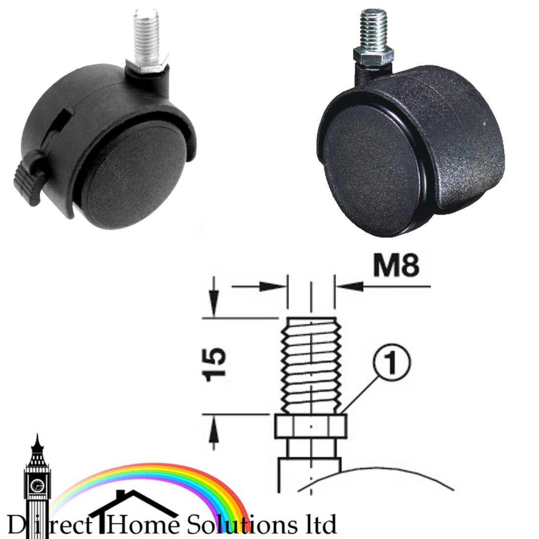 Sedia Da Ufficio KASTBJERG Similpelle Nera | JYSK - Foto 6