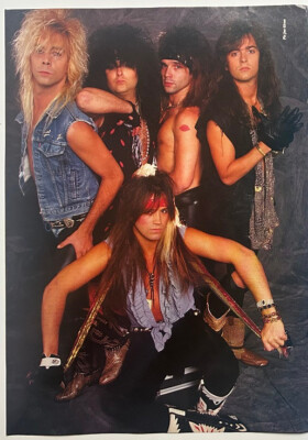 LILLIAN AXE - 1989 full page UK magazine poster