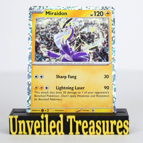 Miraidon - Holo - Juego de cartas coleccionables Pokémon McDonald's 2024 Promo #003/015 - Imagen 3 de 4