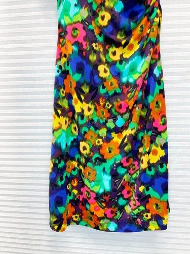 Calvin Klein Womens One-Shoulder Floral Lined Dress Vibrant Pattern Size 6 - Picture 8 of 13