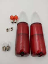 IFA Trabant 601 Rückleuchten Rot / Weiß mit Leuchtmittel 12 V